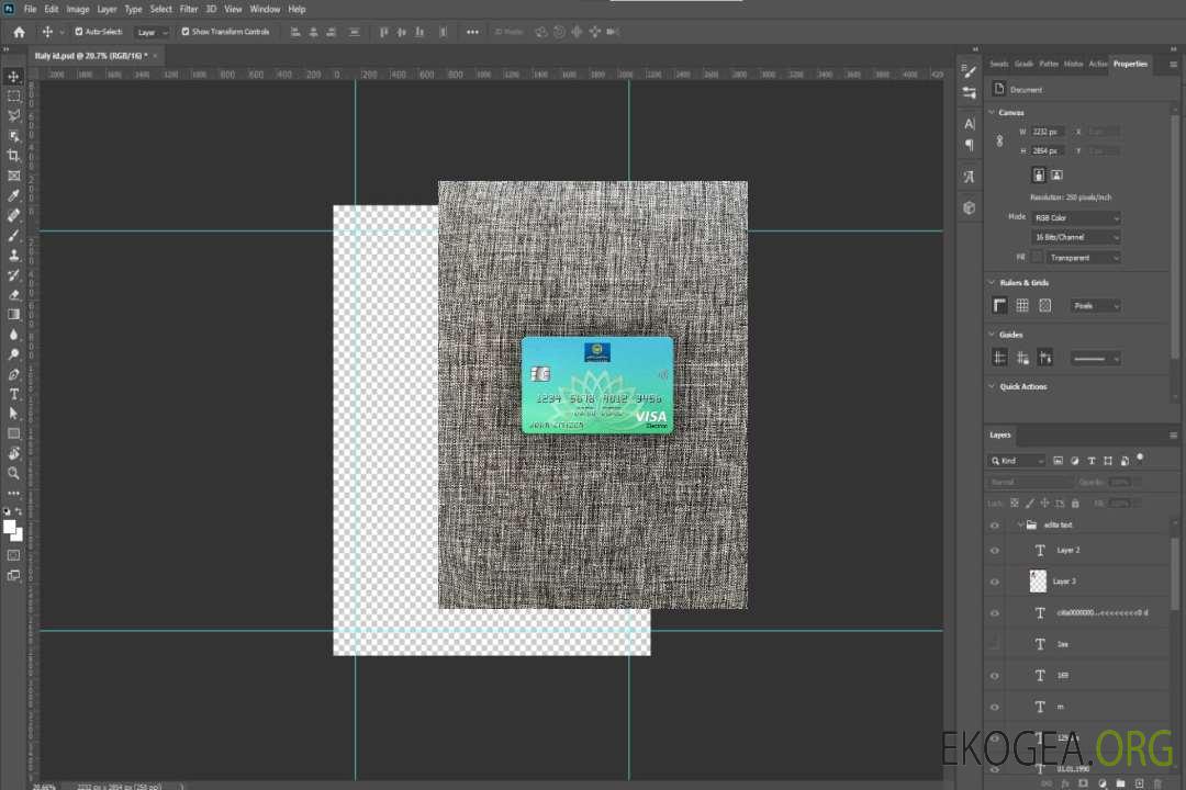 Carte électronique de visa de la Banque du Golfe du Yémen, photolook , avant template Carte électronique de visa de la Banque du Golfe du Yémen, photolook , avant template